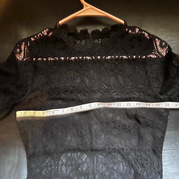 Ladies Lace Black Dress sz Small - Picture 9 of 13
